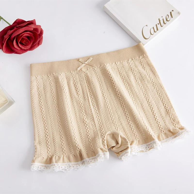 Шорты под юбку Короткие брюки женские милые трусы бесшовные панталоны нижнее
