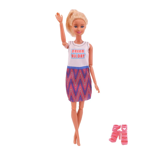 2PCS/Set Barbies Doll Clothes Shoes Swimsuit Handmade Outfit Fit 11.8Inch Girl Doll,BJD Doll,Christmas Gift,Cheap sale，Free Ship L258