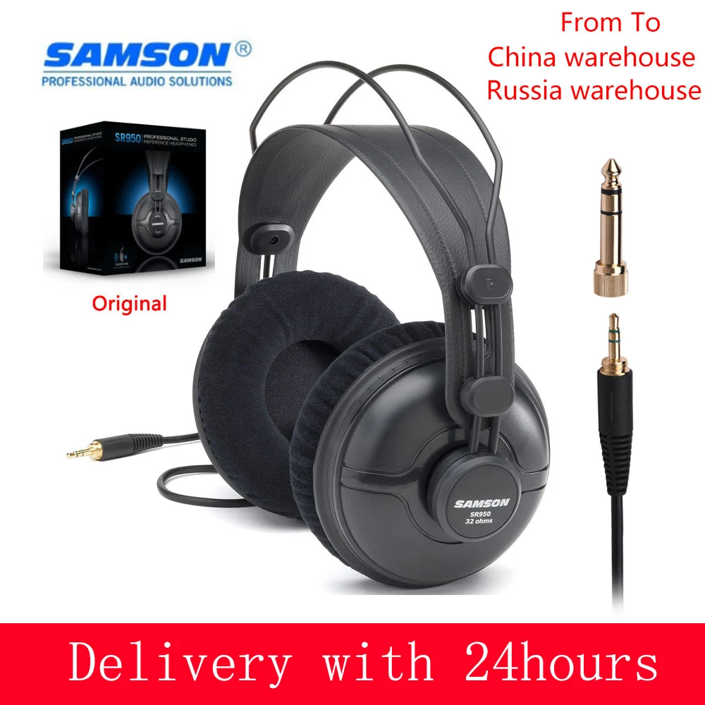 SAMSON SR950 Professional Studio Referenz Monitor Kopfhörer Dynamische Headset Geschlossen Ohr Design für Aufnahme Überwachung Spiel DJ