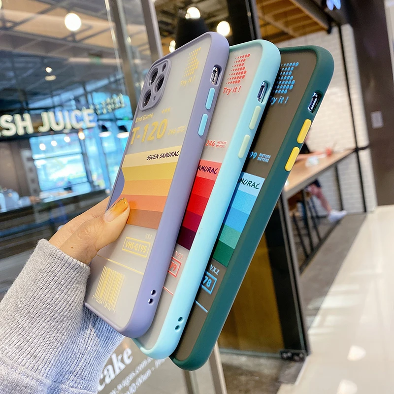 Персональный VHS штрих код видео лента красочный чехол для телефона iPhone 11 pro max X XS XR