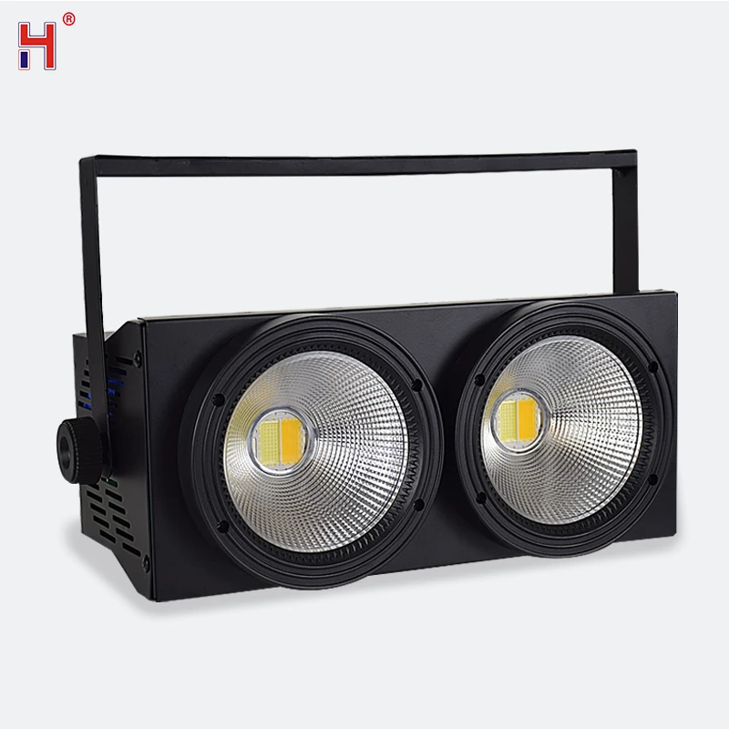 Blinder COB LED 2×100W 200W Par Bühnenbeleuchtung DMX Lichteffekt Theaterlampe 