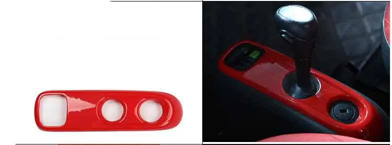 Gear - 1pcs Красочное украшение, украшение салона автомобиля, литье всего тела, наклейка автомобиля Mercedes smart 09- smart fortwo 451 - Название цвета: Gear - 1pcs