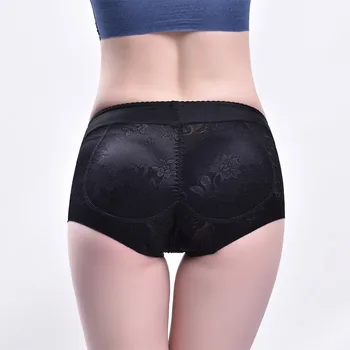 

Body Shaping Pants Lace Low-waist Underpants Sponge Cushion Panties Fake Buttocks Padded Beautiful Bottom Panties Women