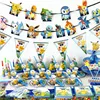 Pokemon Theme Pikachu Party Decoration Birthday Party Supplies Decoration Paper Plates Mask Baby Shower Supplies Tableware Sets ► Photo 3/6