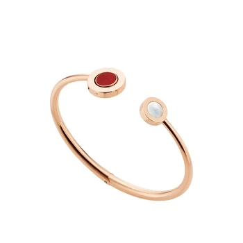 

2020 New Fashion High Quality Classical Style Bulgarian Rose, White And Red Multicolor Flip Bracelet Jewelry Woman Birthday Gift