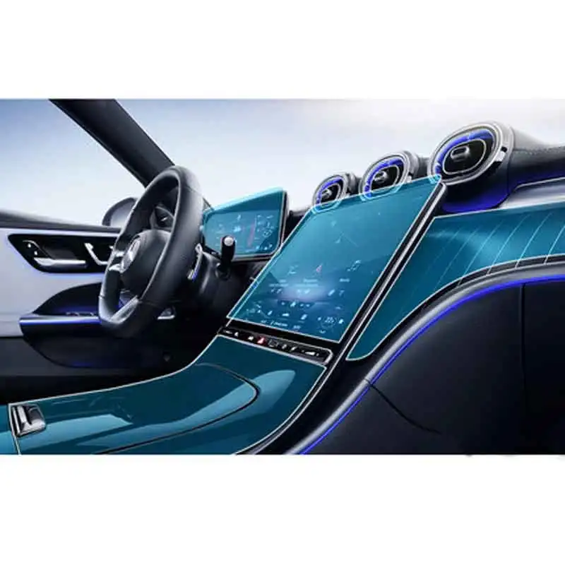 Für Mercedes Benz C-Klasse W206 2022 Auto navigations display Hartglas  Displays chutz folie Auto Interieur Zubehör - AliExpress