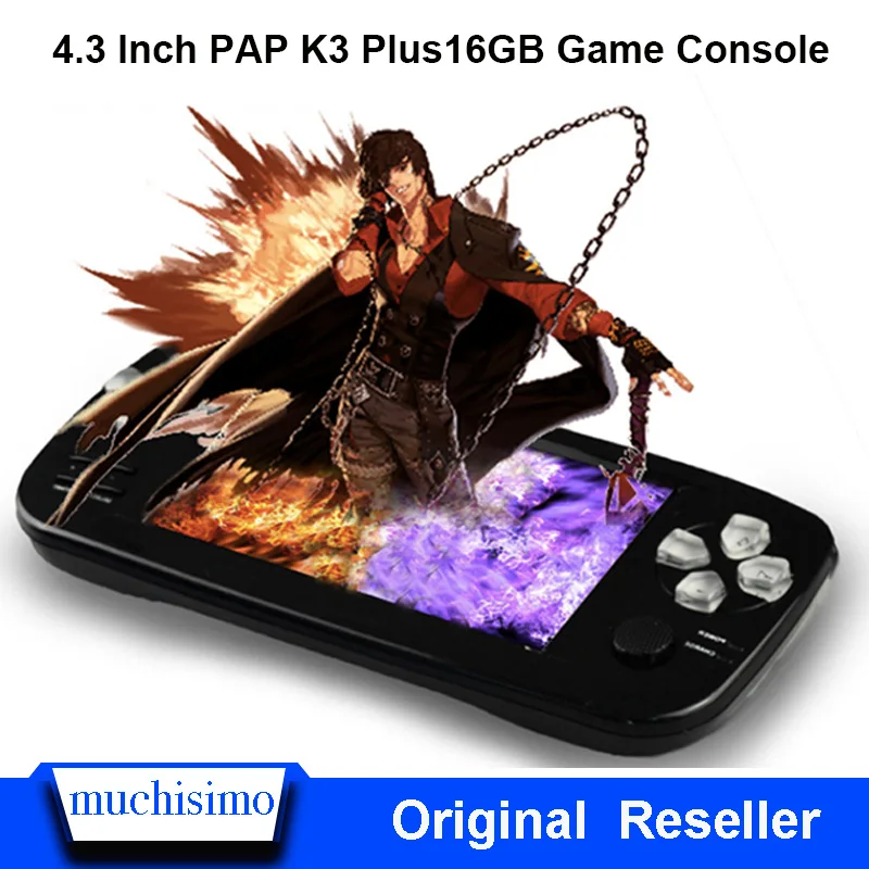 

4.3 Inch PAP K3 Plus Game Console For CP1/GBA/FC/NEO/GEO Portable 64 Bit Handheld Video Game Player/Consoles Built-in 3000 Games