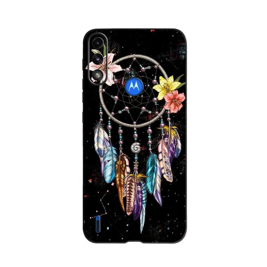 Durable Silicone Phone Back Cover - Soft TPU Protection for Motorola Moto E7 Series