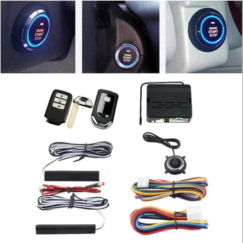 

Car Alarm Start System Key Passive Keyless Entry Push Button Remote B2AE