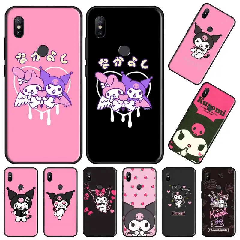 Kawaii Colorful Kuromi Phone Case For Xiaomi Redmi