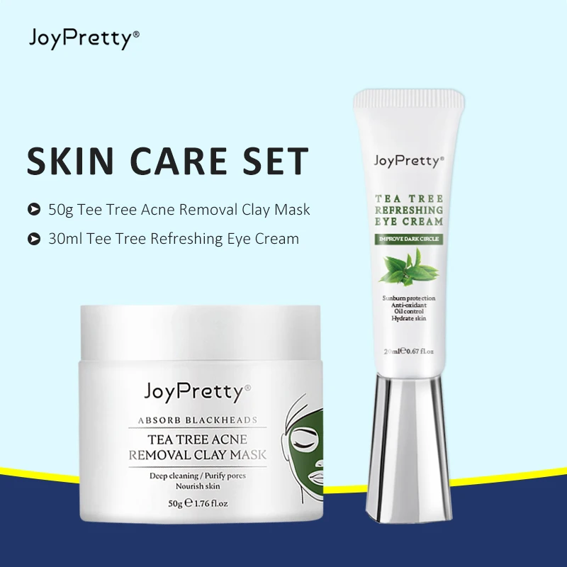 Маска для лица Joypretty зеленая глиняная маска удаления акне и темных кругов под
