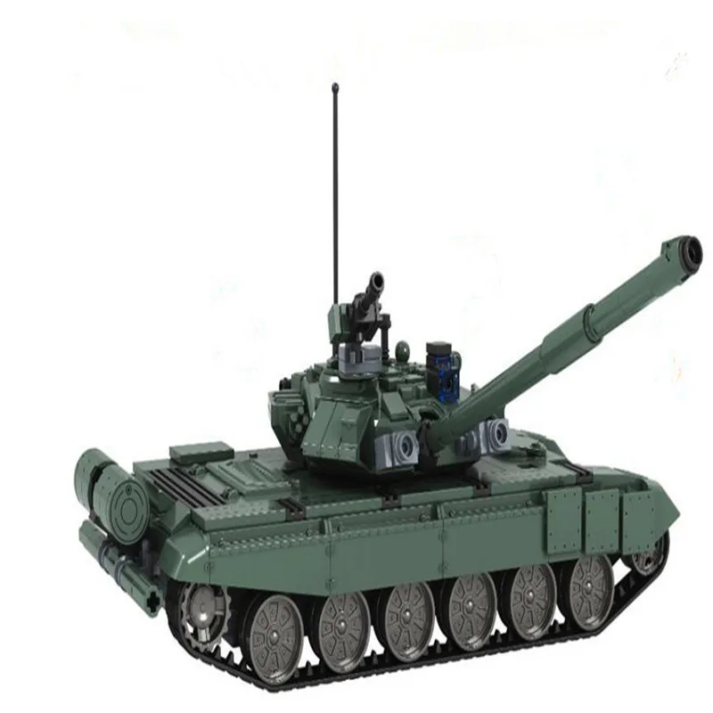 Новый классический военный и российский основной боевой танк T90 строительные
