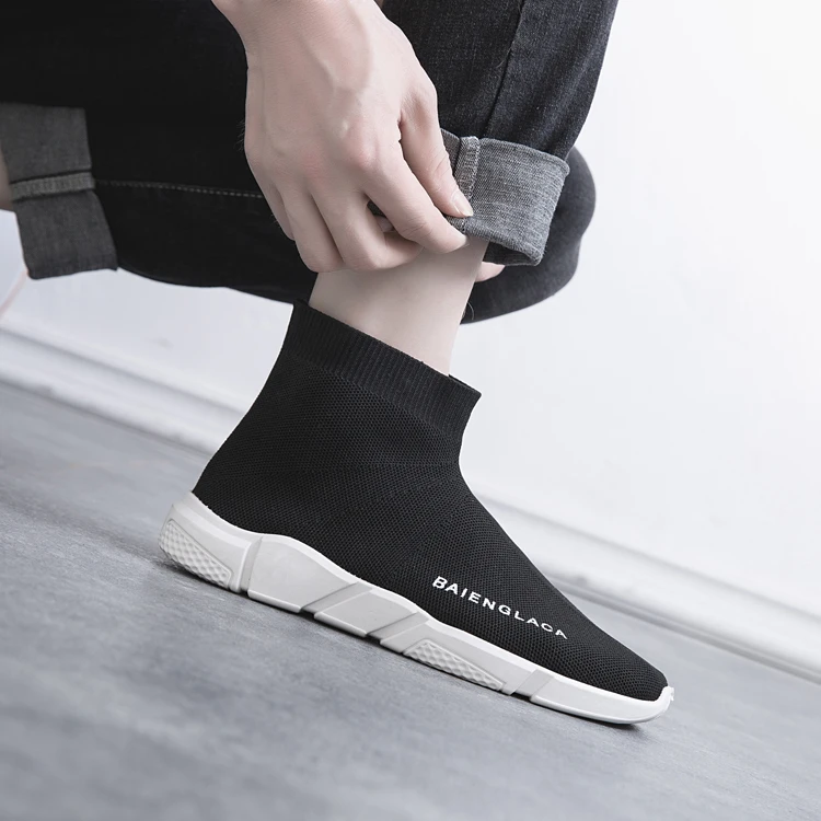 Atmungsaktive/ботильоны; Frauen Socken Schuhe Weibliche Turnschuhe; повседневные эластичные ботинки на платформе; Schuhe zapatillas Mujer Wei