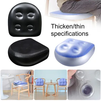 

Inflatable Massage Cushion Relaxation Increase Booster Seat Chair Backrest Hot Tub Spa Cushion Inflatable Pad For Adults Kids