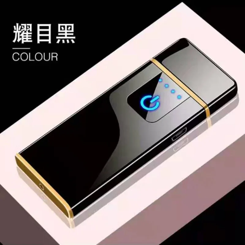 Электронная зажигалка с рисунком 2 шт. ветрозащитная креативная USB|Зажигалки| |