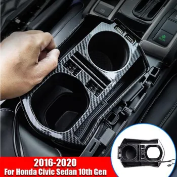 

Console Storage Box Cover Trim For Honda Civic 2016-2020 ABS Auto Interior