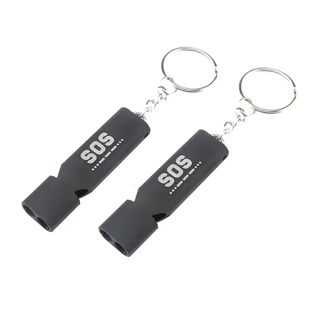 1/2pcs Outdoor Camping Survival Whistle Frequency Whistle Multifunctional Portable Tool SOS Earthquake Emergency Whistle 2 Pieces