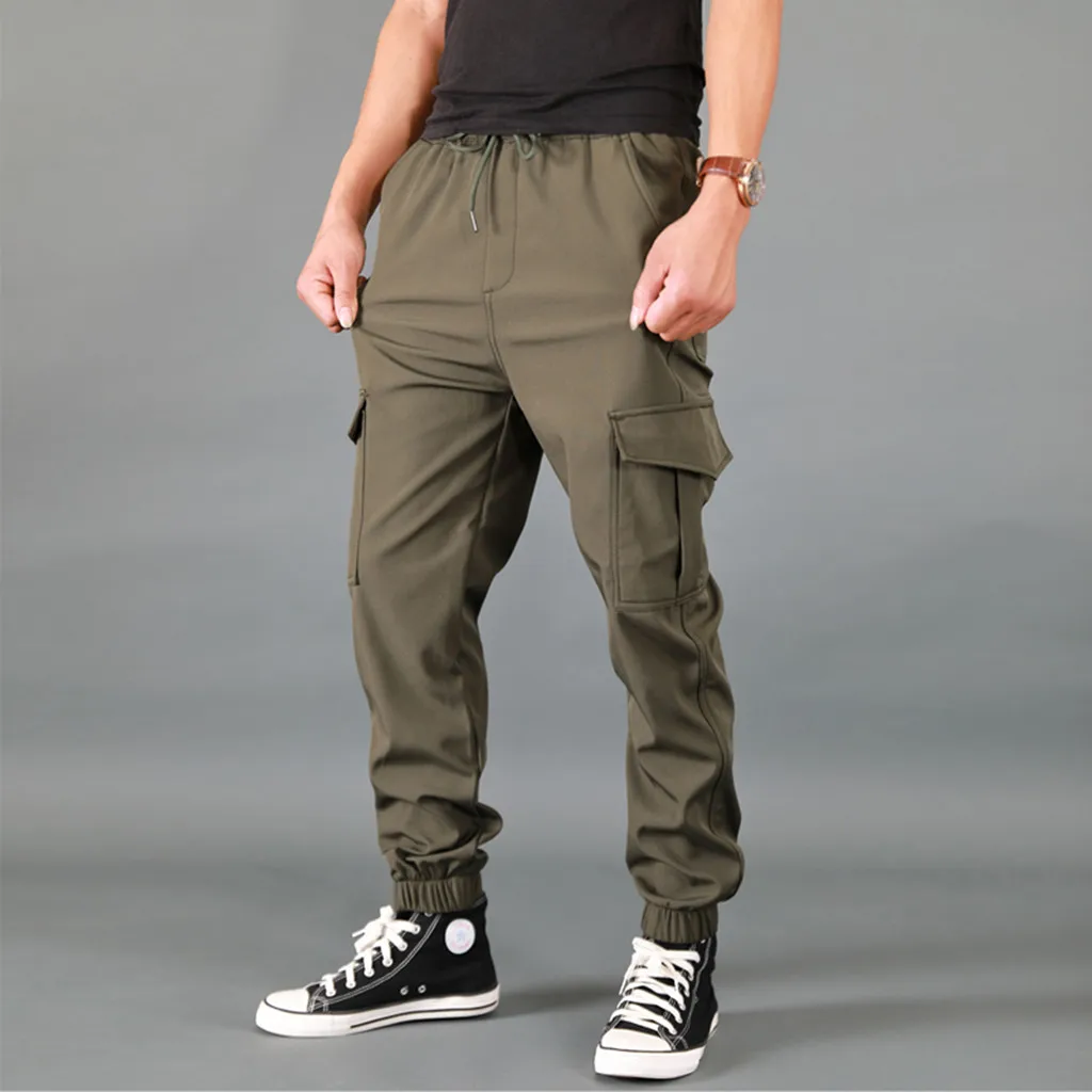 Pantalones hombre, Мужские штаны, однотонные леггинсы, утолщенные повседневные Комбинезоны, однотонные теплые удобные штаны, ropa hombre roupas