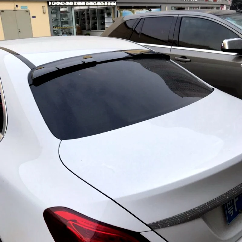 

For Mercedes W205 2014-2018 Rear Roof Spoiler High Quality ABS Material Primer Color Car Tail Wing Decoration For Benz C-Class