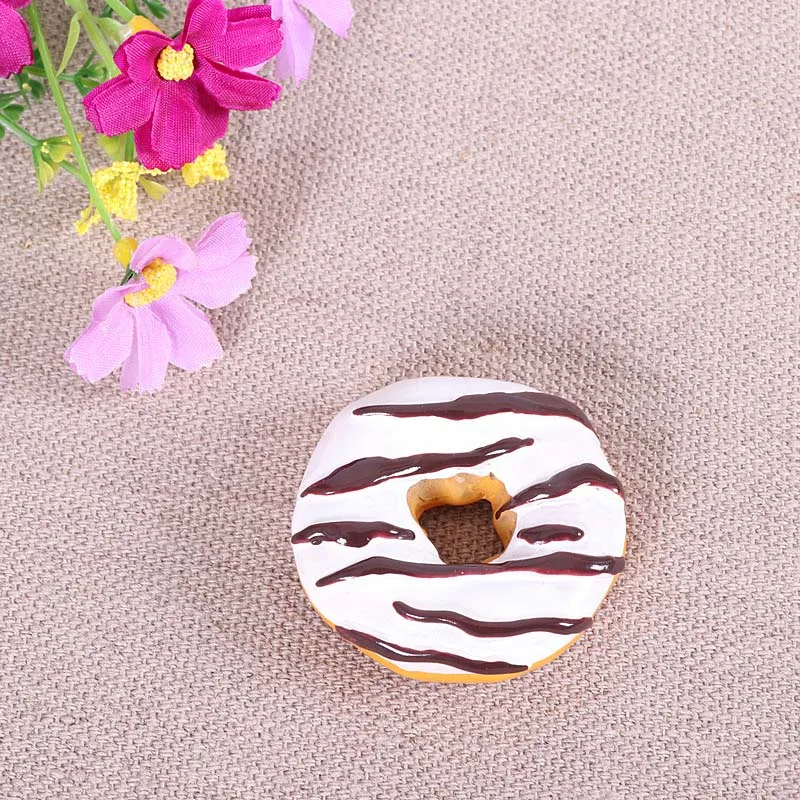 F Doughnut холодильник хлебное моделирование 3D Магнит Магнитный креативный на холодильник, для заметок бар украшения для кухни - Цвет: F