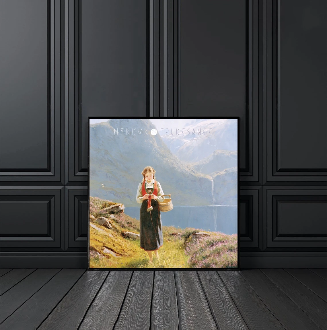 Музыкальный альбом Folkesange миркур, постер, холст, печать, рэп, хип-хоп, музыка, звезда, певица, домашнее искусство