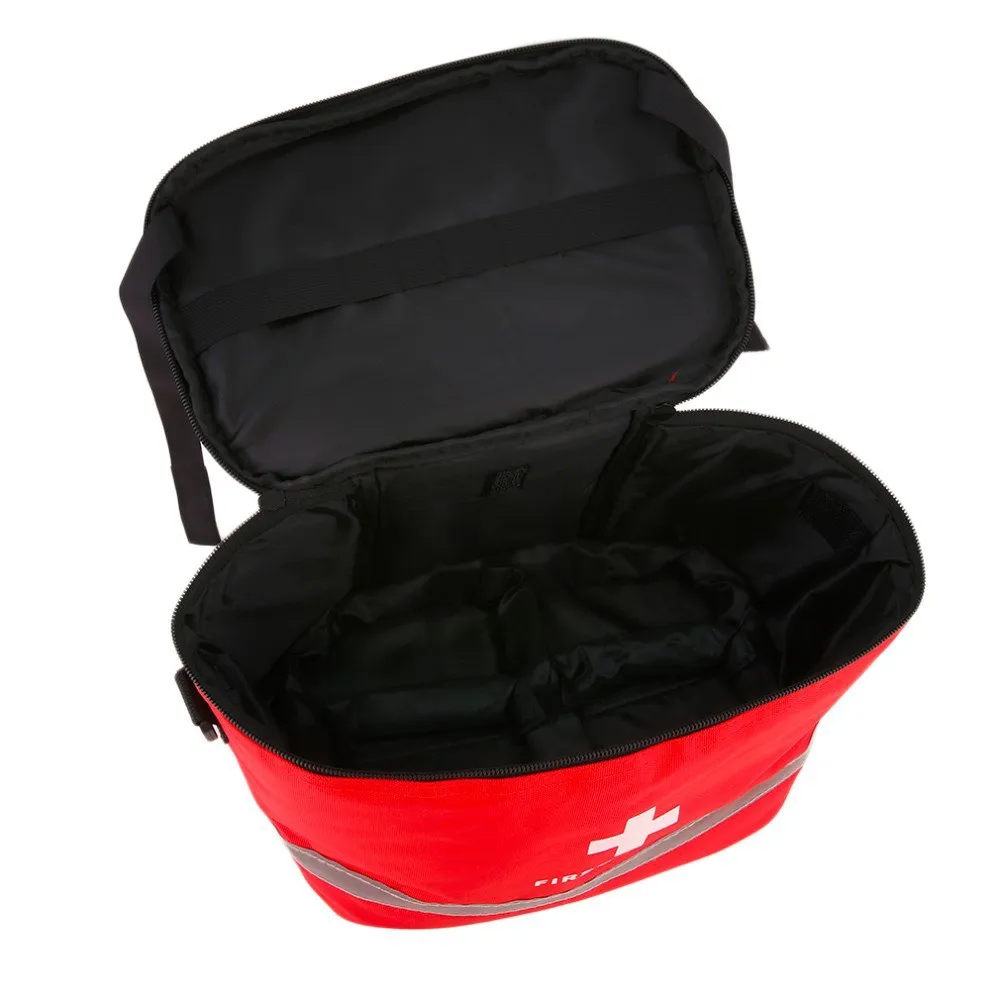 High-density Ripstop Sports Camping Home Medical Emergency Survival First Aid Kit Bag Outdoors Red Nylon Striking Cross Symbol