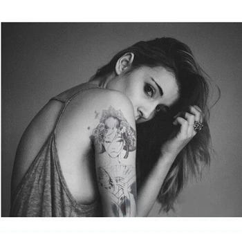 

1 Sheet Fashion New Magic Skull Tattoo Art Tattoos Flash Inspired Temporary Tattoo Blcak/Multicolor Various Styles Tattoo