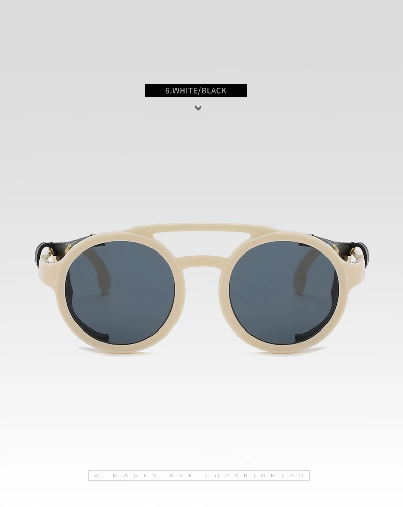 Брендовые дизайнерские модные мужские солнцезащитные очки в стиле стимпанк женские новые солнцезащитные очки винтажные круглые солнцезащитные очки в стиле панк UV400 оттенки очки