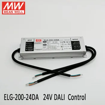 

MEAN WELL ELG-200-24DA 200W 8.4A 24V Dali control LED Power Supply 110V/220V AC to 24V DC 200W waterproof IP67 DALI led driver