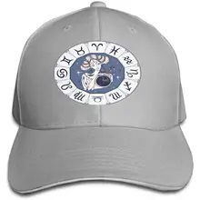 Унисекс ретро мыть окрашенный хлопок Регулируемый джинсовый бейсболка знак зодиака Весы как красивая девушка по ПП Астрология