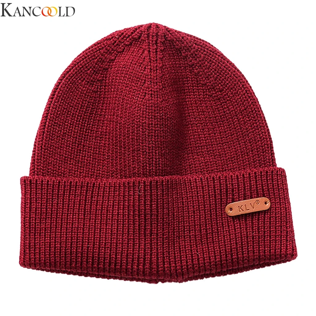 KANCOOLD Мужская и женская мешковатая теплая вязаная крючком Зимняя шерстяная вязаная Лыжная шапка с черепом, громоздкая шапка, верхняя одежда, теплая шапка с ушками, Новое поступление - Color: WE