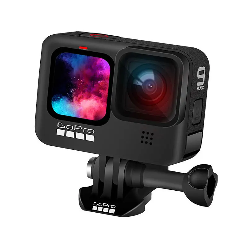 GoPro HERO 9 Black Underwater Action Camera 4K 5K with Color Front Screen, Sports Cam  20MP Photos, Live Streaming Go Pro HERO 9