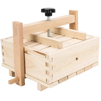 

1 Pc Wooden Practical Durable Tofu Press Mold Tofu Making Mold Tofu Stamper for Restaurant Gome