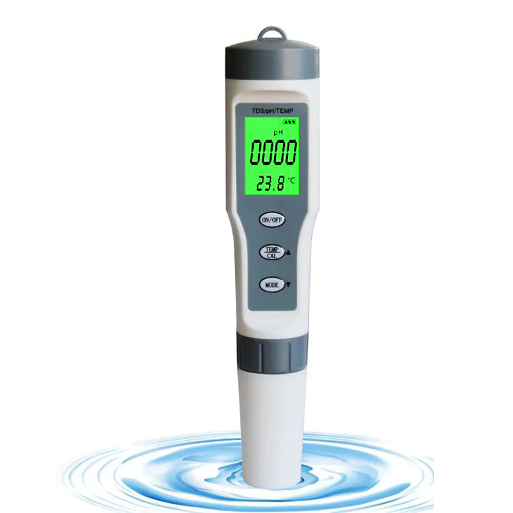 3 в 1 тест качества воды ручка высокая точность TDS/PH/TEMP 0-14 PH диапазон измерения для