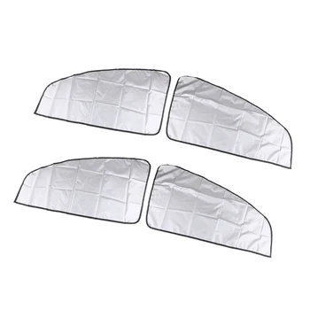 

4PCS Universal Sunshade Shield Curtains Double Sides Magnetic Mounting for Cars, Trucks, SUVs