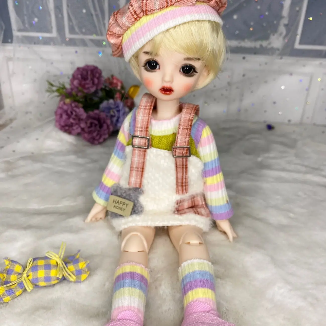 

Handmade 30CM Cute BJD Dolls Fashion Outfits Shoes Dress Wig Generation Princess Reborn Baby Real High Quality DIY 1/6 Toy Girls