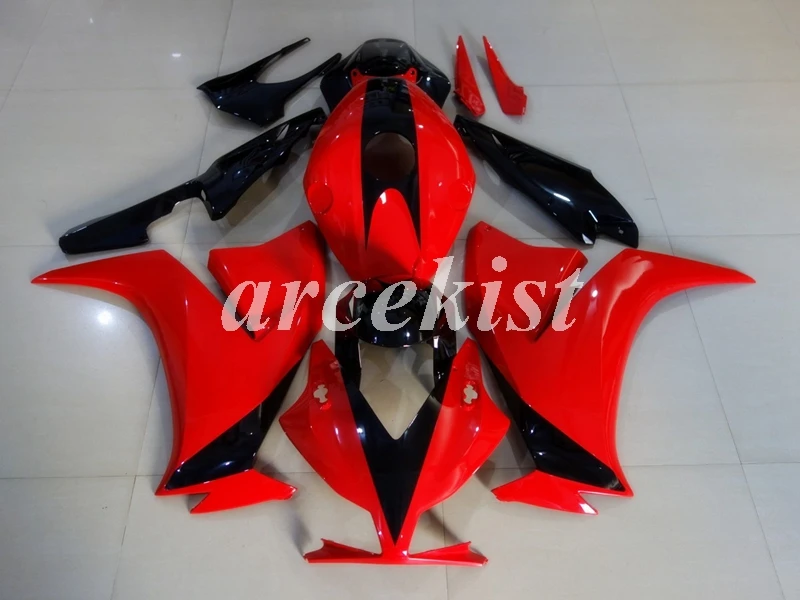 ABS Полный обтекатели Наборы Подходит для HONDA CBR1000RR 2012 2013 для детей возрастом 12, 13, 14, 15, 16 CBR1000 1000RR корпус из двух вещей черно-красный