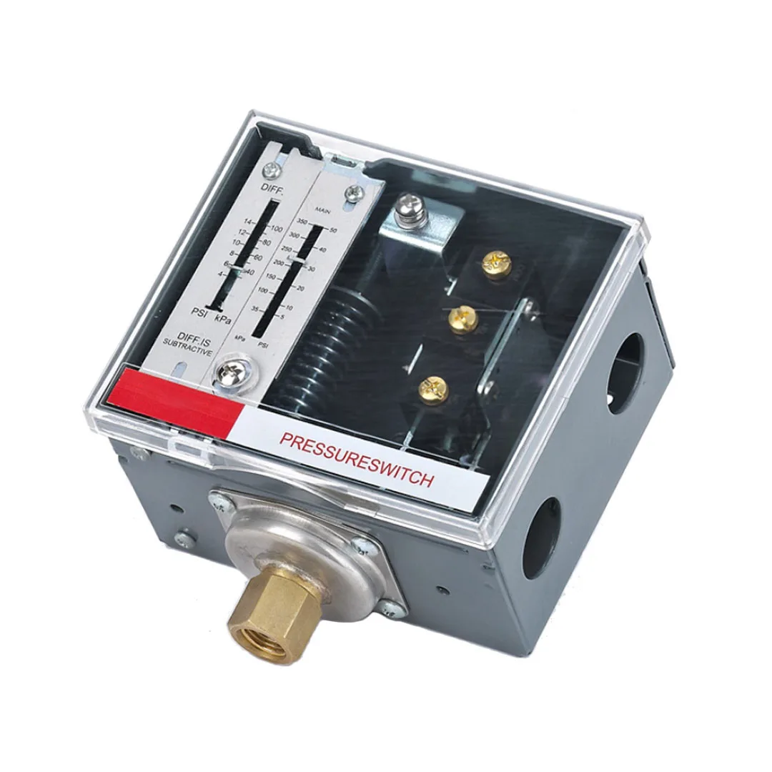 FANDE controlador de presión de vapor de Caldera, con diferencia ajustable, 1/4NPT SPDT FANDE controlador de presión de vapor de Caldera, con diferencia ajustable, 1/4NPT SPDT
