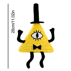 Anime figura brinquedos de pelúcia recheado macio boneca coleção estatueta boneca brinquedos presentes para crianças anime fãs triangular diabo boneca de pelúcia