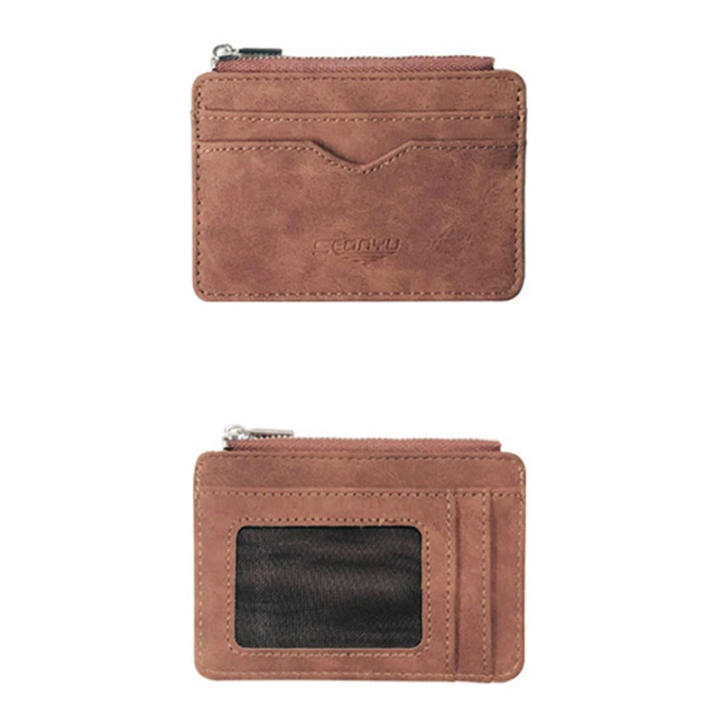

Retro Coin Purse Multi-card Card Holder Credit Card Cover ID Card Holder Card Bag Frosted Slim