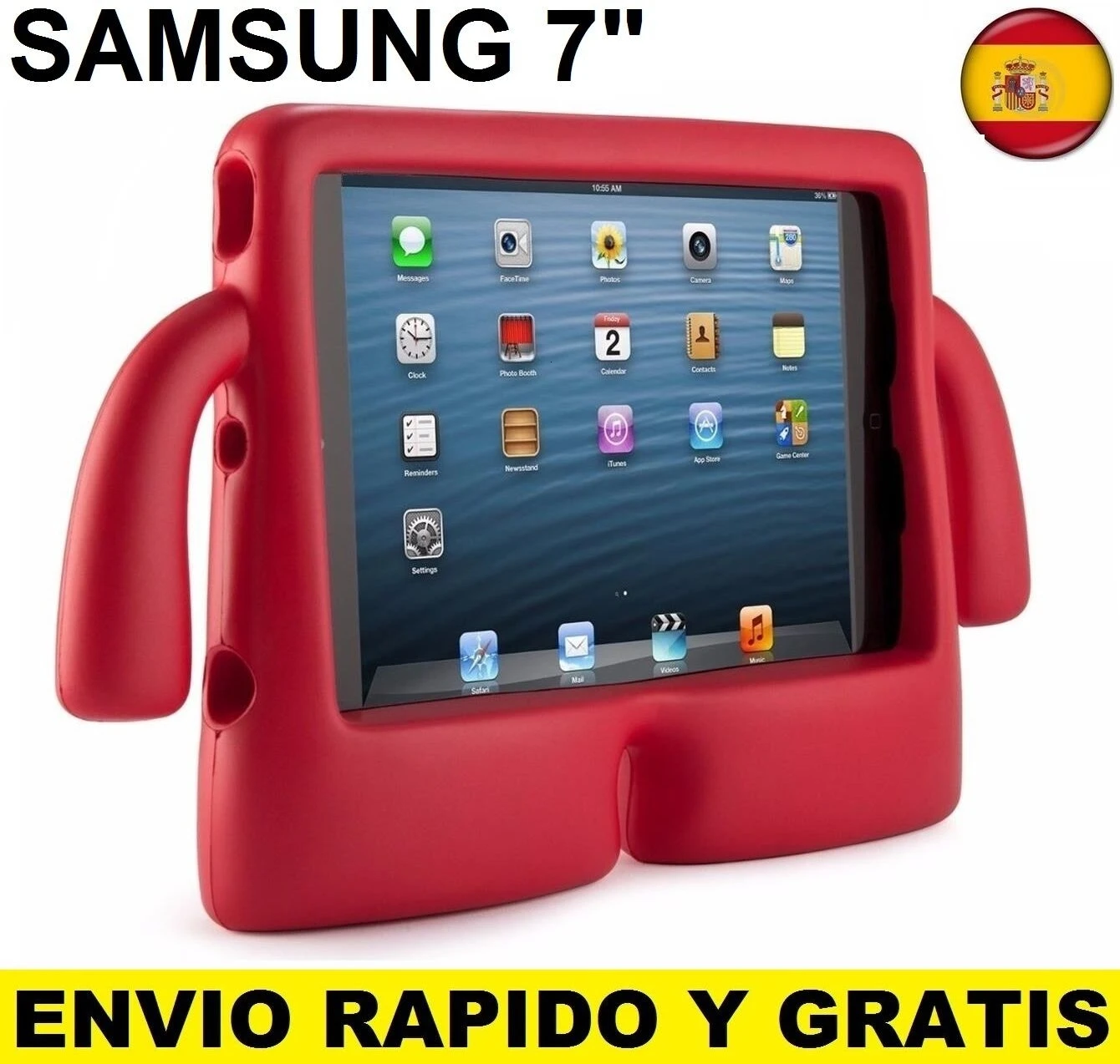 Funda para tablet SAMSUNG GALAXY 7&quot niños goma iGuy iBuy | Электроника