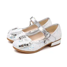 

Autumn Spring Children's Flats Leather Shoes New Bow Big Baby Princess Shoes Soft Breathable Girls Party Shoes Zapatos De Ninas