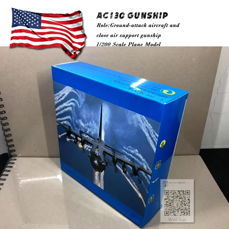 3 шт/лот AMER 1/200 масштаб AC-130 Gunship наземный самолет истребитель литой под давлением металлический армейский самолет модель игрушки