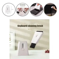 Brosse de nettoyage pour ordinateur portable, poils denses, écrans lavables, Surfaces 