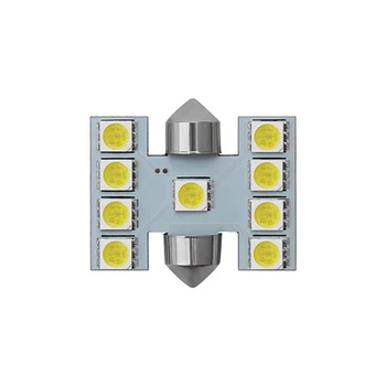 

White C5W 31mm 5050 9SMD 9smd No Error Car Auto led Light Festoon Lamps Bulbs Interior Car Led Lights Repair Parts