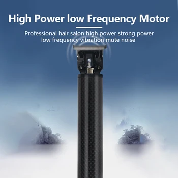 

Portable Hair Clipper barber Hair Trimmer Rechargeable Electric Clippers Barbershop Cordless T-blade Baldheaded Outliner Men