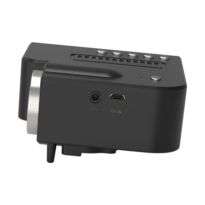 Черный USB tf-карта светодиодный домашний HD 1080P портативный проектор детский проектор с перезаряжаемой батареей