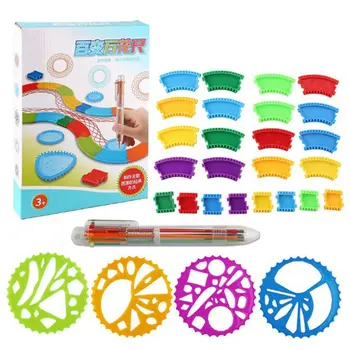 

Children Art Painting Spirograph Toys Science Educational Puzzle Children's Drawing Tools Toys Funny