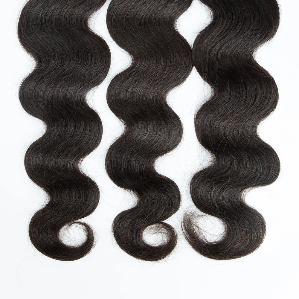 Onda do Corpo Pacotes de Cabelo Feixes de Cabelo Extensões do Cabelo Mágico Humano Ondulado 32 Polegada Virgem Feixes Cabelo Brasileiro Tecer 28 30 7 High Quality Apliques e perucas