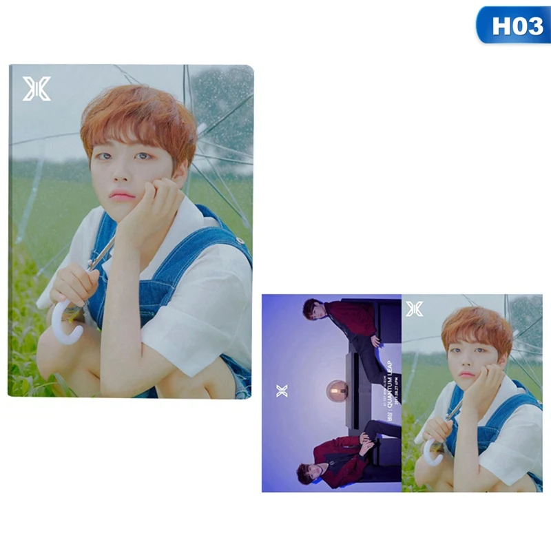 03 KPOP X1 альбом "Flying: QUANTUM LEAP" Pictorial Photo пластиковый рукав B5 большой блокнот канцелярские принадлежности вокруг - Цвет: 03